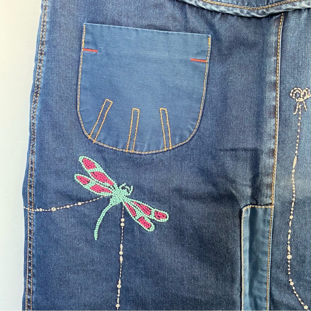 OILILY embroidered denim skirt Size 38 - Picture 2 of 12